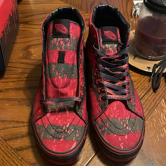 vans freddy krueger size 12